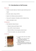 Unit 5. Soil ESS IB Notes