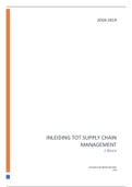 Inleiding tot supply chain management (15/20 eerste zittijd)