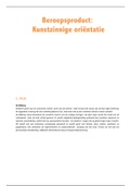 Kunstzinnige oriëntatie ( cijfer 8.5)