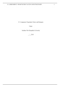 Southern New Hampshire University  > WCM 510 > 8-1 Assignment: Negotiation Tactics And Strategies > 2019 Assignment help guide > 100% Graded.