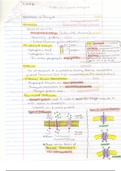 Membranes and Transport