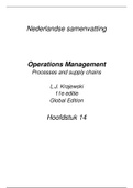 Operations Management H14 - Nederlandstalig
