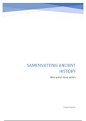 Samenvatting van ''An Introduction to the Ancient World'' 3e editie