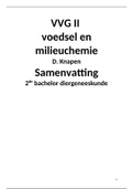VVG partim 2 Voedsel-en milieuchemie samenvatting D. Knapen
