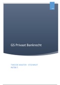 Privaat Bankrecht (grondige studie)