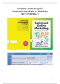Complete samenvatting CE6 Marketingcommunicatie en Advertising [2019/2020] Blok 2 T1