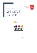 Samenvatting We love events