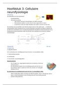 Neuroanatomie en -pathologie: Hoofdstuk 3: Cellulaire neurofysiologie