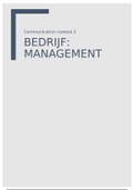 Context 2: Bedrijfseconomie en -management