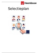 Selectieplan Heembouw HRM 1e jaar (cijfer 8.0)/ blok 2 