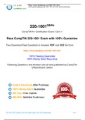 CompTIA A+ Core 1 220-1001 Practice Test,220-1001 Exam Dumps 2020 Update