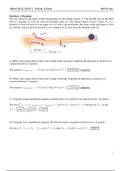 Physics 1 Final Exam Practice Test 1