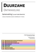 Samenvatting 'Duurzame Ontwikkeling, derde druk' 