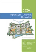 Wijkanalyse R'dam - Zuidwijk |Stap 1 t/m 5 | HBO-V | Jaar 1 | Cijfer: 10