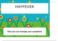 Presentatie Hayfever (hooikoorts)