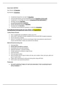 Med-Surg nursing midterm study guide 