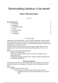 Samenvatting Literatuur in de wereld deel 2 (benaderingen)