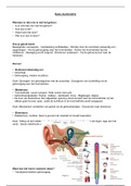 Basis Audiometrie - Logopedie, jaar 1