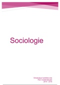 Samenvatting Inleiding tot de sociologie (19/20 eerste zittijd)