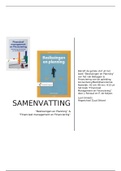 Samenvatting "Beslissingen en Planning" & "Financieel Management en Financiering"