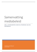 Samenvatting mediabeleid VUB 2019-2020