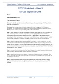 NR439 Week 3 Assignment, PICOT Evidence Worksheet 2 (Infants diagnosed with Neonatal Abstinence Syndrome);Chamberlain College Of Nursing 