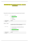 NSG 6005 Week 7 Knowledge Check Quiz – Question and Answers (2022/2023) Elderly patients who are started on levothyroxine for thyroid replacement should be monitored for: The ongoing monitoring of patients over the age sixty-five years taking alendronate 