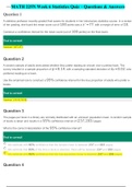 MATH 225N Week 6 Statistics Quiz (Questions & Answers) Summer 2020 Chamberlain / MATH225N Week 6 Statistics Quiz (Q and A)