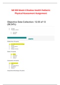 NR 509 Shadow Health Physical Assessment Assignments Bundle (15) Completed & Verified Latest Updated 2022 A  Guide - Chamberlain.