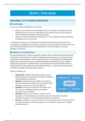 Stem: therapie samenvatting (LA fase 2)