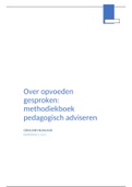 Blokland - Over opvoeden gesproken: methodiekboek pedagogisch adviseren