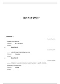 University CJUS 610 quiz 1, quiz 2, quiz 3, quiz 4, quiz 5,quiz 6,quiz 7,quiz 8