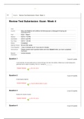 BIOL 1001 Week 4 Exam / BIOL1001 Exam Week 4 (Latest): Introduction to Biology: Walden University (Verified Answers, 100 % Correct) 