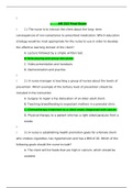 	Chamberlain NR222 Unit 8 Final Exam (Latest): Health and Wellness: Chamberlain College of Nursing (Verified Answer download to score A)