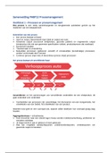 Samenvatting Procesmanagement H1-H4