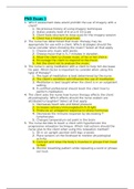 Nursing PN3 Exam 1 Questions/Answers;all answers 100% Correct.