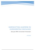 Samenvatting algemene en experimentele oncologie