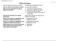AS/A-Level Biology Notes: Microscopes and Cell Fractionation