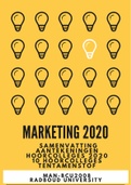 Marketing trial exam 2020 met antwoorden - with answers - 32 MC vragen