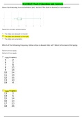 MATH 225N Week 3 Quiz / MATH225N Week 3 Quiz : Central Tendency Q & A (Latest, 2020): Chamberlain College of Nursing (50 Detail and Verified Answers, Already Graded A) 