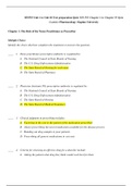 MN 553 Unit 1 to Unit 10 Test preparation Quiz/ MN553 Chapter 1 to Chapter 53 Quiz (New 2020): Pharmacology: Kaplan University (All Correct Answers)