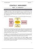 Strategic Management - notes