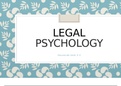 Blok 3.3 Legal Psychology