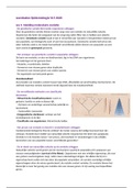 Samenvatting van de leerdoelen moleculaire epidemiologie VL5 2019-2020 TLSC-MOLMIC5V-18