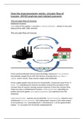 How the macroeconomy works, circular flow of income, AD/AS analysis and related concepts