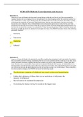 NURS 6670 Midterm Exam Questions and Answers (Graded A)