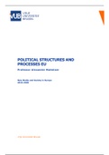 Political Structures and Processes of the European Union