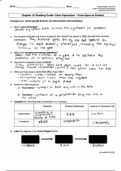 AP Biology Reading Guide/Homework Chapter 14: Gene Expression-From Gene to Protein