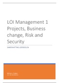 LOI module | EXIN AMBI e-CF Management 1 Projects, Business change, Risk and Security