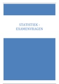 Statistiek Examenvragen